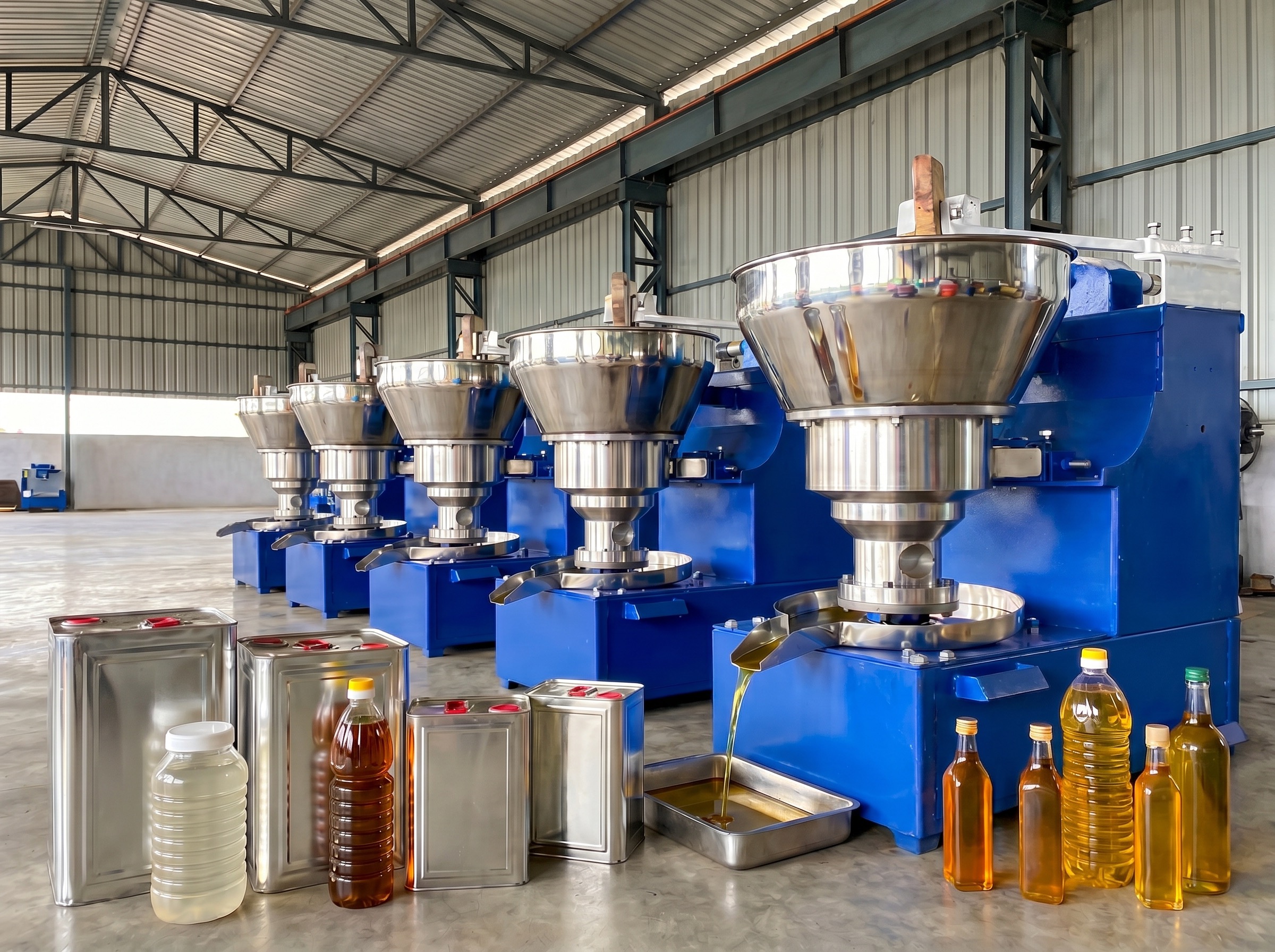 Wood pressed oils with ghani machines